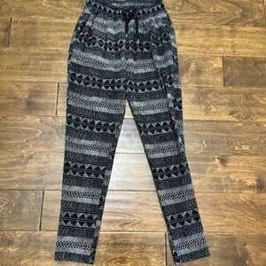 H&M Aztec Print Joggers XS